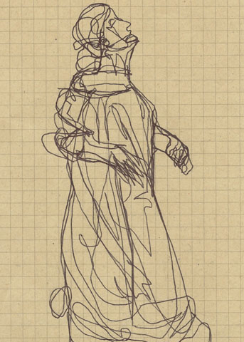 Drawing by Alex Dewart