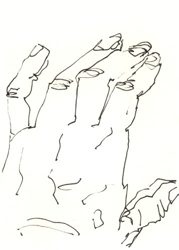 Drawing by Cally Trench