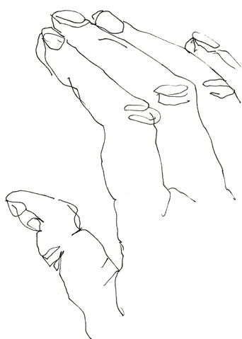 Drawing by Cally Trench