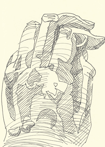 Drawing by Cally Trench