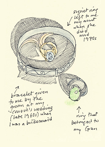 Drawing by Cally Trench