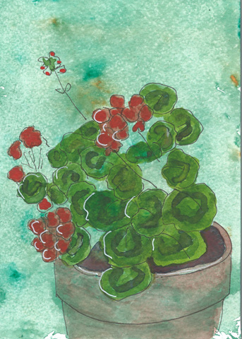 Drawing by Cally Trench