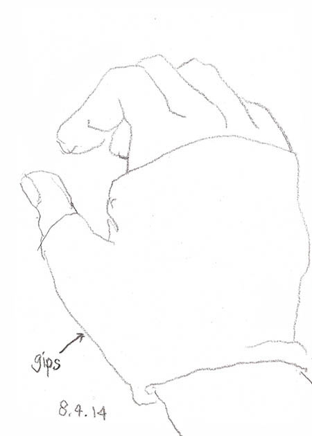 Drawing by Tineke Bruijnzeels