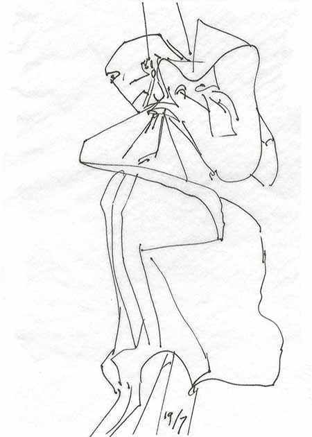 Drawing by Tineke Bruijnzeels
