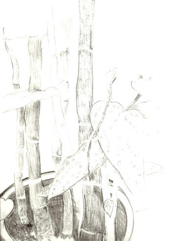 Drawing by Val&eacute;ie Mary