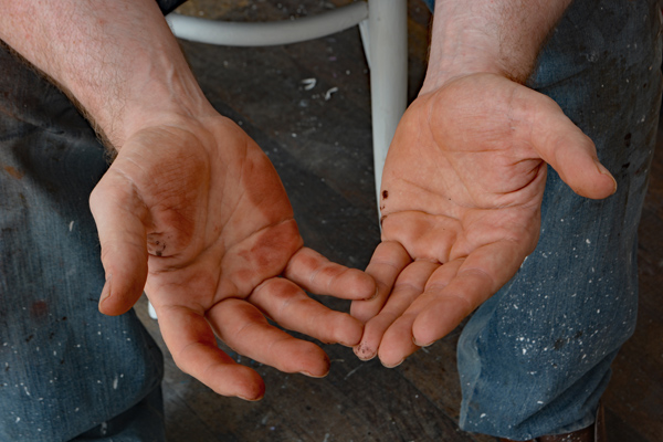 Cally Trench, Artists' Hands Photograph 103