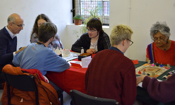 Cally Trench and Elisabetta Balasso:  Original  Board and Card Games  at 
OpenHand OpenSpace