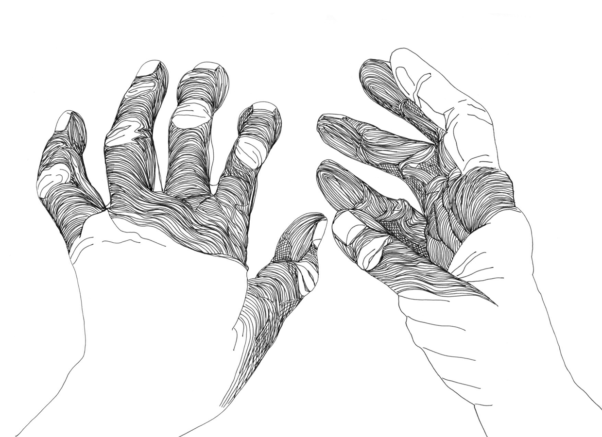 Cally Trench, Left Hand, Right Hand II: 182/548, Sunday 2nd February 2025, 1.27 - 2.12 pm