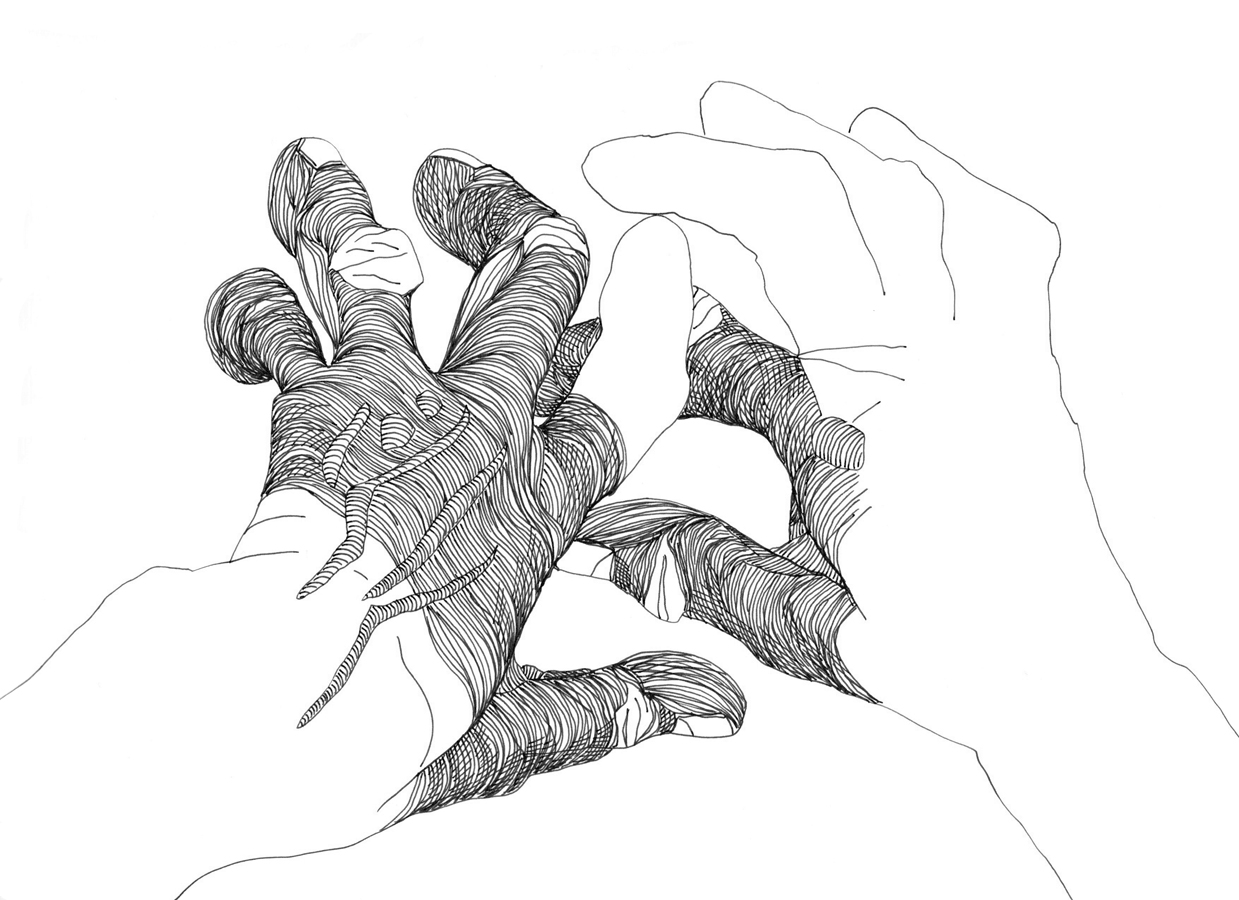 Cally Trench, Left Hand, Right Hand II: 189/562, Sunday 16th February 2025, 3.36 - 4.21 pm