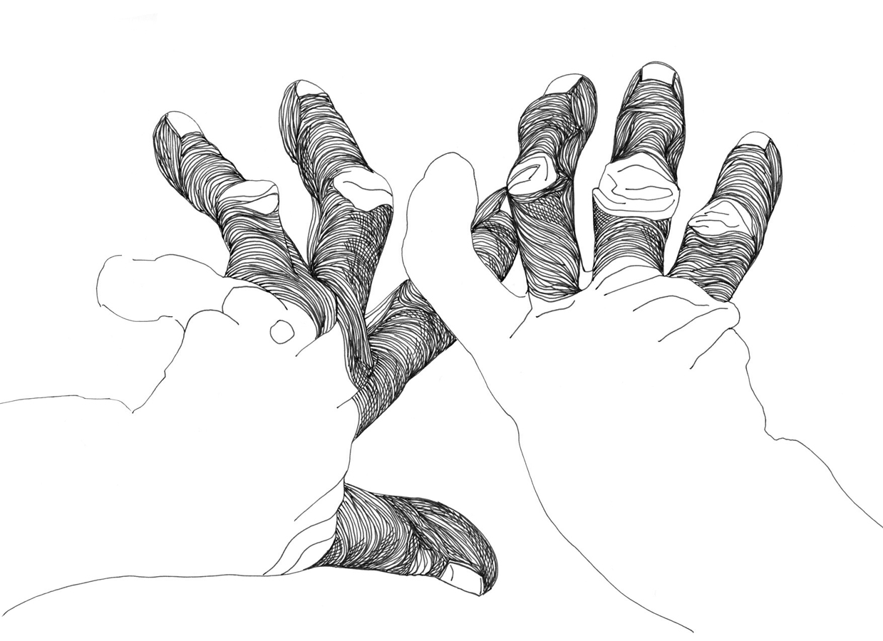 Cally Trench, Left Hand, Right Hand II: 231/597, Sunday 23rd March 2025, 4.28 - 5.13 pm
