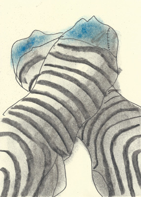 Cally Trench, Foot drawing