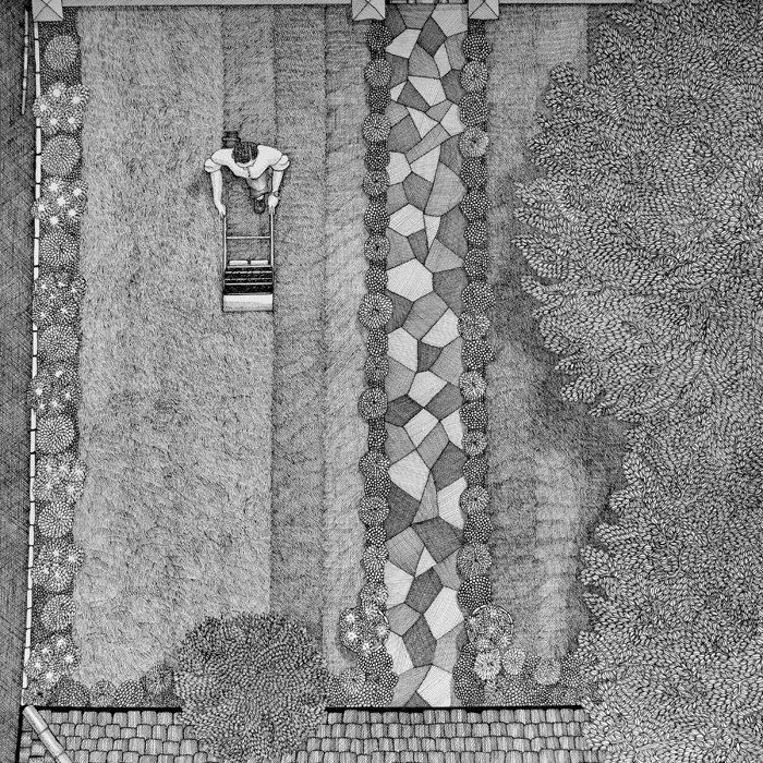 Front Garden by Cally Trench