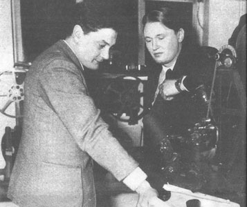 Terry Trench with Tom Stobart